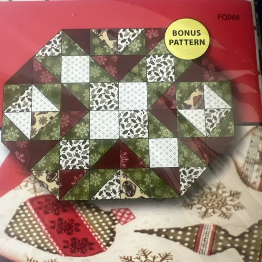 Annie's Holiday Quilters Club Christmas Wishes Collection jubilant‎ Placemat New